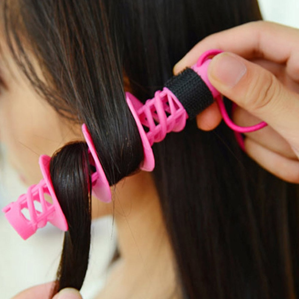2 Stck Haar Pflege Natürliche Große Welle Locken Rollen-lockenwickler Eisstockschießen Styling Werkzeug für Mädchen Damen
