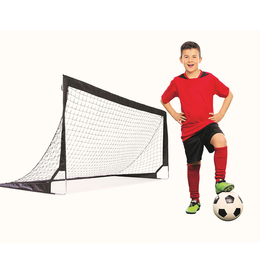 Portería de fútbol grande y plegable WISHOME para patio trasero, cuadrado, portería de fútbol, Red de fútbol para niños, familia, equipo para entrenamiento deportivo al aire libre