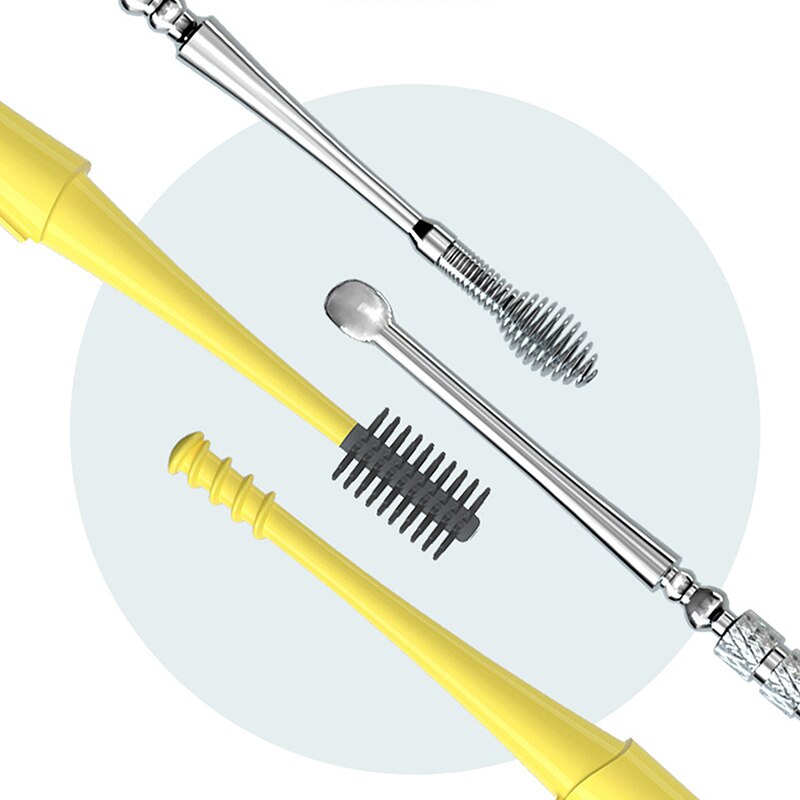 Ear Wax Removal Kit Ear Wax Remover Stainless Steel Ear Pick Earwax Remover Tool With Storage Box Reusable Ear Wax Removal