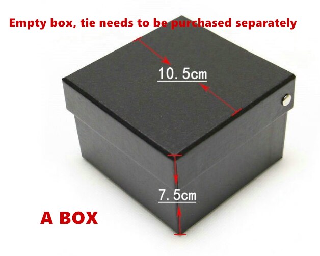 Corbata estrecha de lana de para el trabajo masculino, corbata informal para el novio de la boda, corbatas de 6CM, corbata Formal, corbatas para el novio, para hombres: Empty Box