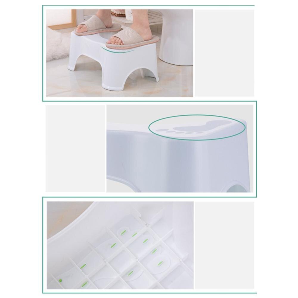 Badeværelse toilet trin skammel ældre gravid kvinde barn afføring forhøjet afføring baby anti-fald toilet afføring fortykket skridsikker