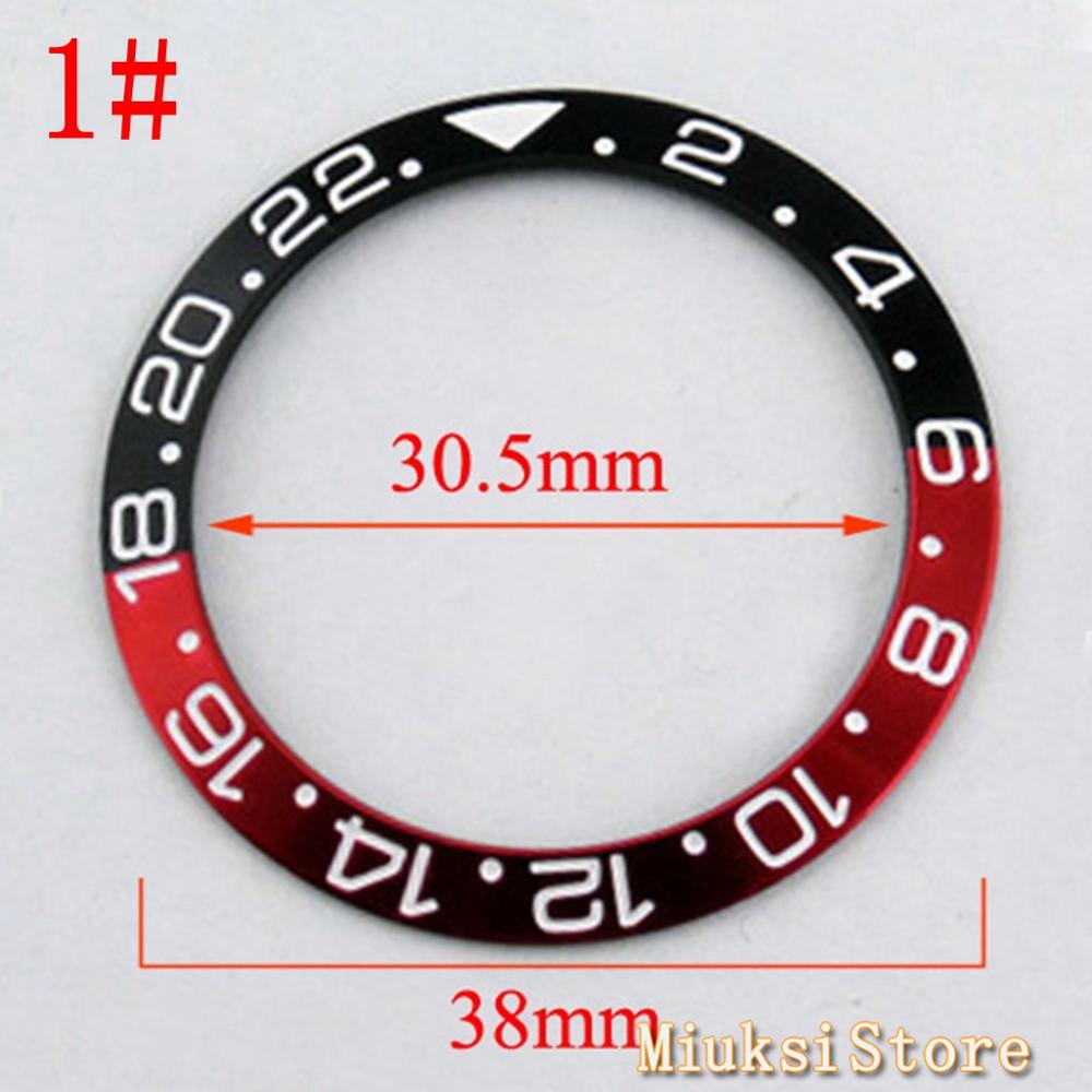38mm gmt keramiikkakehys titaanikellojen kehykset sopivat automaattiseen mekaaniseen kelloon 40mm miesten kellon kehystä