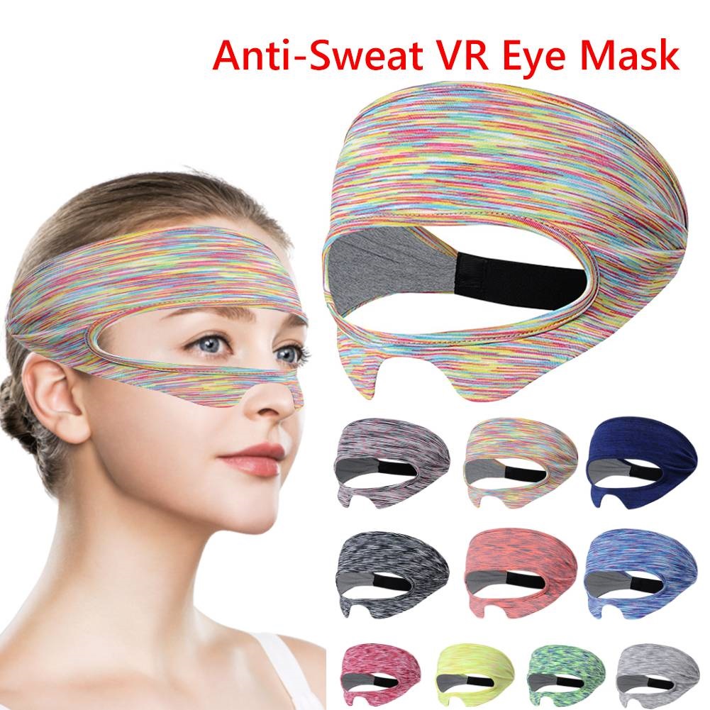 VR Glasses Eye Mask Sweat Band Sunshade Moisture Wicking Eye Mask Cover Breathable VR Headset Accessories for Oculus Quest 2/1