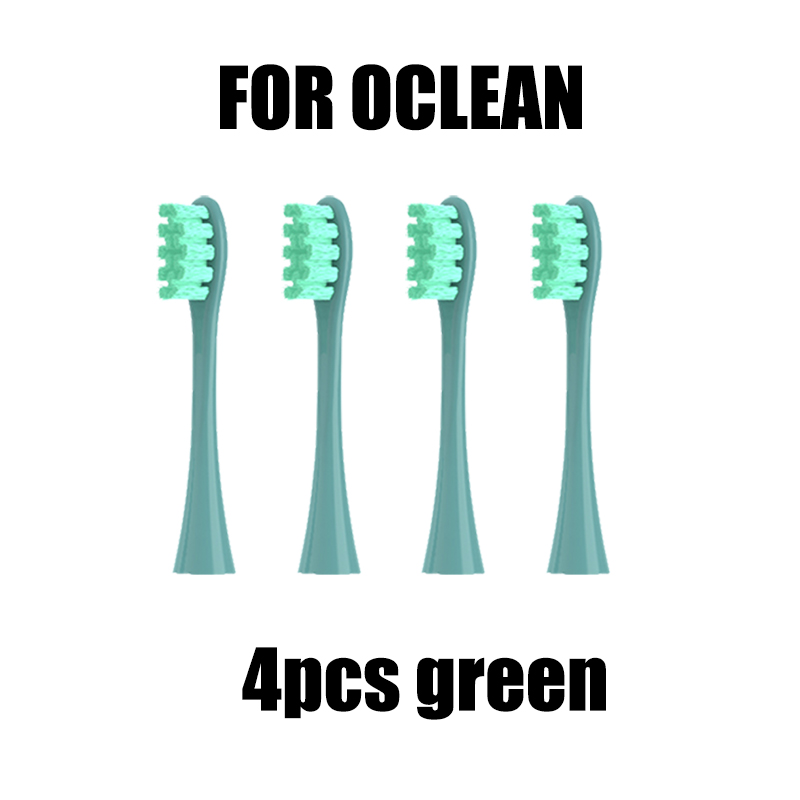 Testine per spazzolini elettrici Oclean da 4/6 pezzi, confezionate sottovuoto universali: Arancione