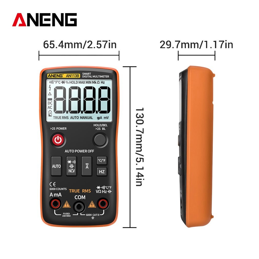 High-precision Digital Multimeter Digital Display Type Fully Automatic Multi-function High-precision Test Meter