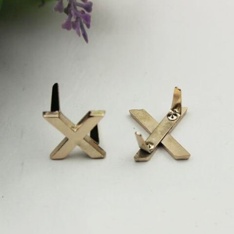 5Pcs Diy Engels 26 Brief Metalen Klinknagels Klauw Studs Voor Tassen Kleding Hoeden Leer Decor Alfabetten Klauw Klinknagel Handgemaakte ambachten