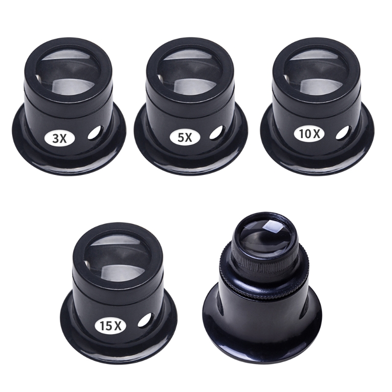 77jb juvelerer øye lupe loop lupe monokulært forstørrelsesglass for urmakere