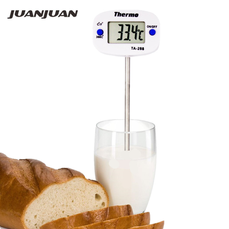 Digitales Thermometer, Küche, Kochen, essen, Fleisch, Sonde, Grill, Temperaturmesser, Tester, Schokoladenofen