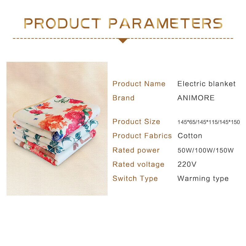 ANIMORE koc elektryczny elektryczny koc elektryczny mata Electrica koc koc elektryczny Couverture Electrique dywany podgrzewany ech-03