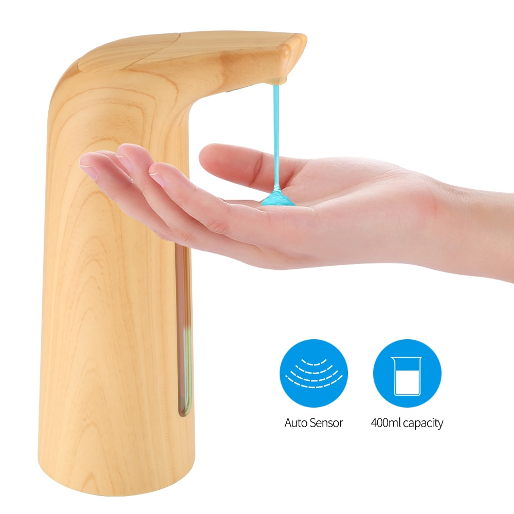 400ML Automatic Soap Dispenser Hand Free Touchless Sanitizer Bathroom Dispenser Smart Sensor Liquid Soap Dispenser For Kitchen