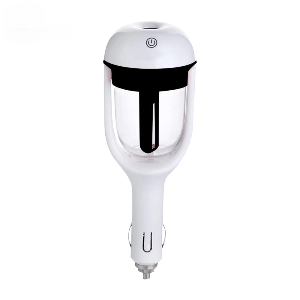 Mini Car Air Humidifier Steam Air Purifier Aroma Diffuser Essential Oil Aromatherapy Diffuser Auto Mist Maker Sprayer For Car: black