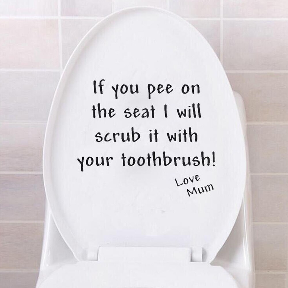 The Throne Crown Toilet Wall Stickers Funny Black Toilet Seat Decal Removable DIY Toilet Background Mural Bathroom Home Decor