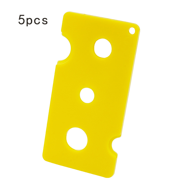 Bottiglia di colla per ciglia tappi di plastica apribottiglie di ricambio testa della bocca della bottiglia uso della colla estesa strumenti di estensione delle ciglia anti-blocco: giallo