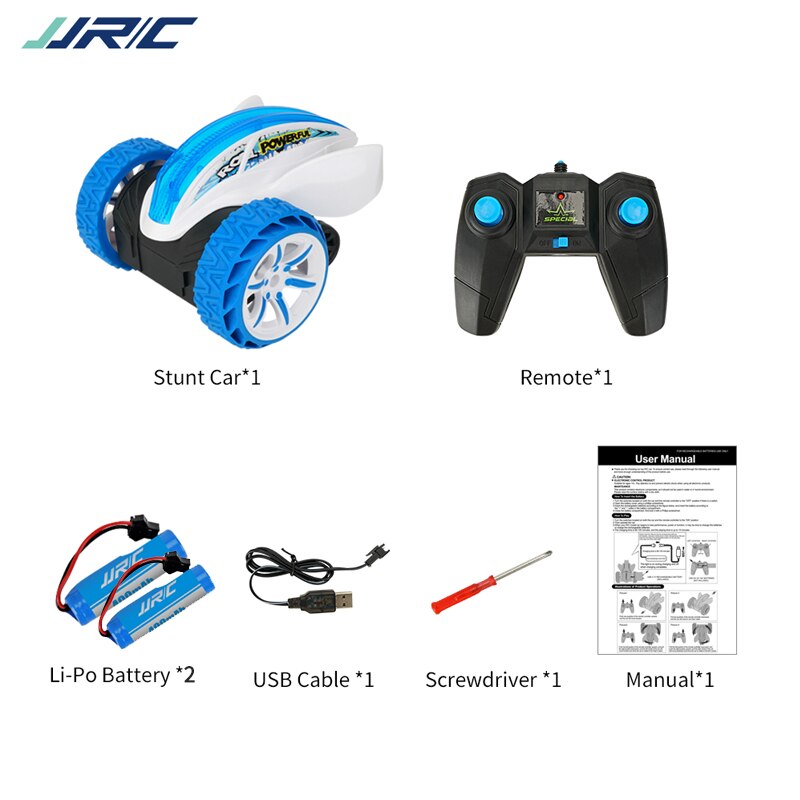 Hipac JJRC Q77 RC Auto Teufel Fisch Spinnen Kunststück Rolle Fernbedienung Autos 360 Grad Drehung Absturz Beständig RC Kunststück Auto: rc car weiß  2B