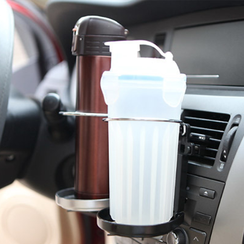 Support d'eau pliable de verre | Sortie de voiture, support de verre de boissons, support de sortie de climatisation