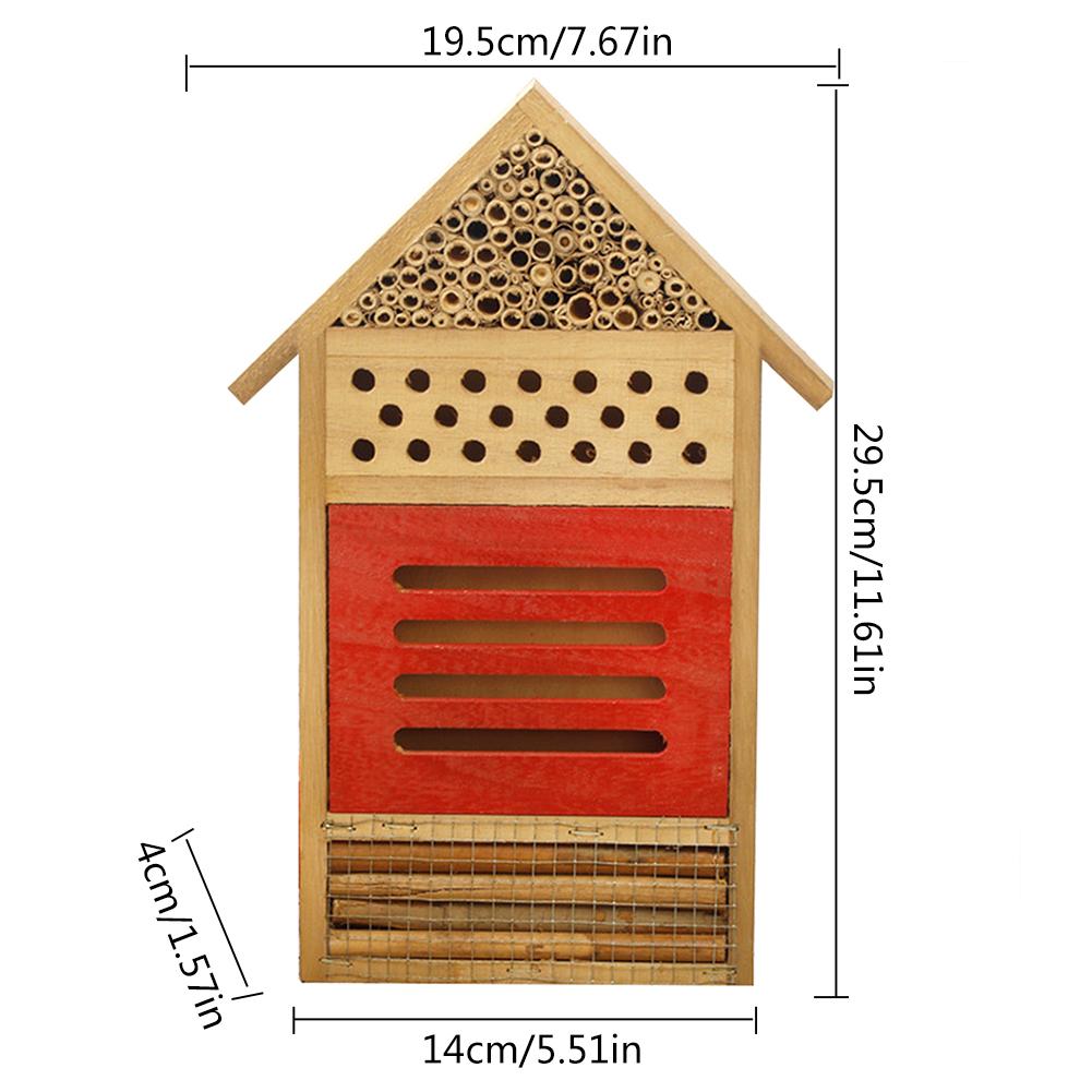 Insekt hotel insekt hus bi kasse insektfoder reden sommerfugl insekt hotel reden kasse til bier sommerfugle haven