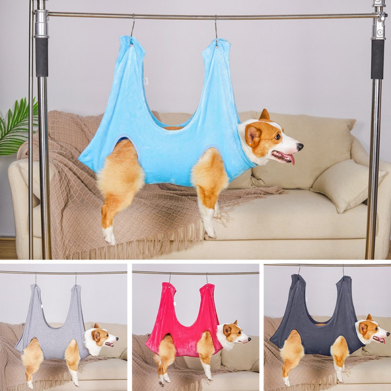 Dog Hammock Helper Dog Cat Grooming And Nail Trimming Pet Grooming Hammock Restraint Bag For Dogs Bathing Trimming Nail