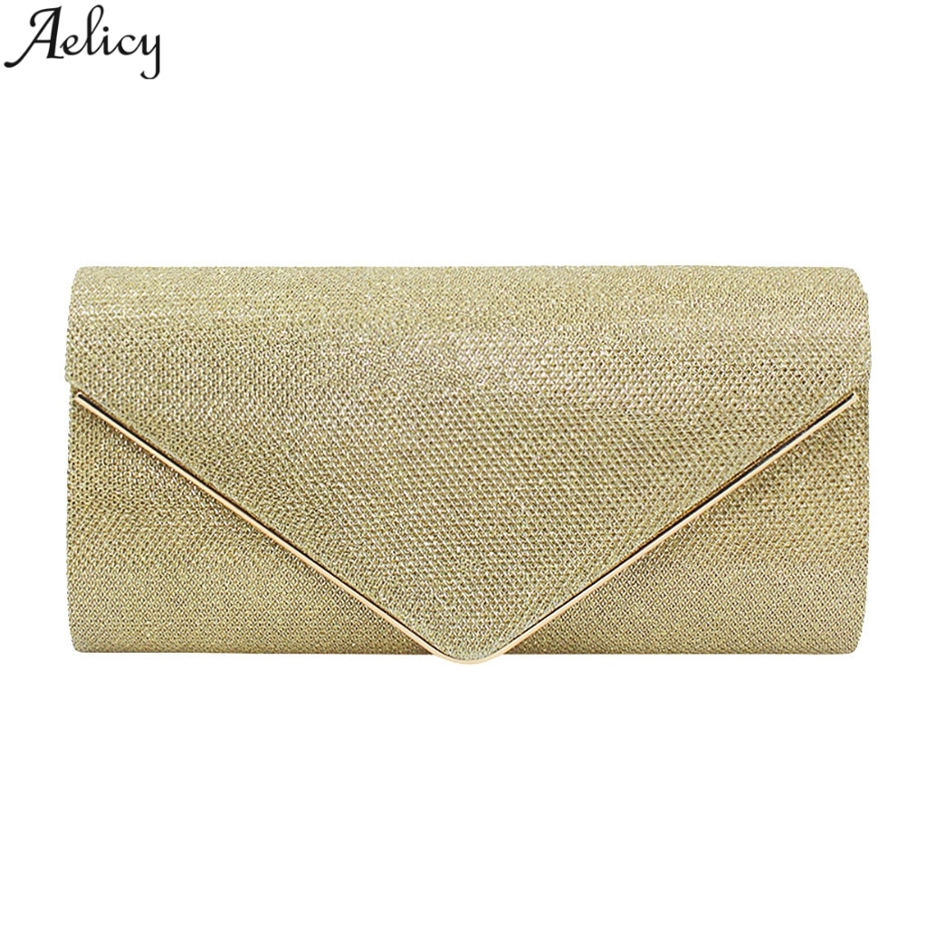 Aelicy, bolso de noche para Mujer, bolso de para banquete, bolso brillante para mujeres y chicas, bolsos de mano para boda, bolso de hombro con cadena, Bolsas para Mujer