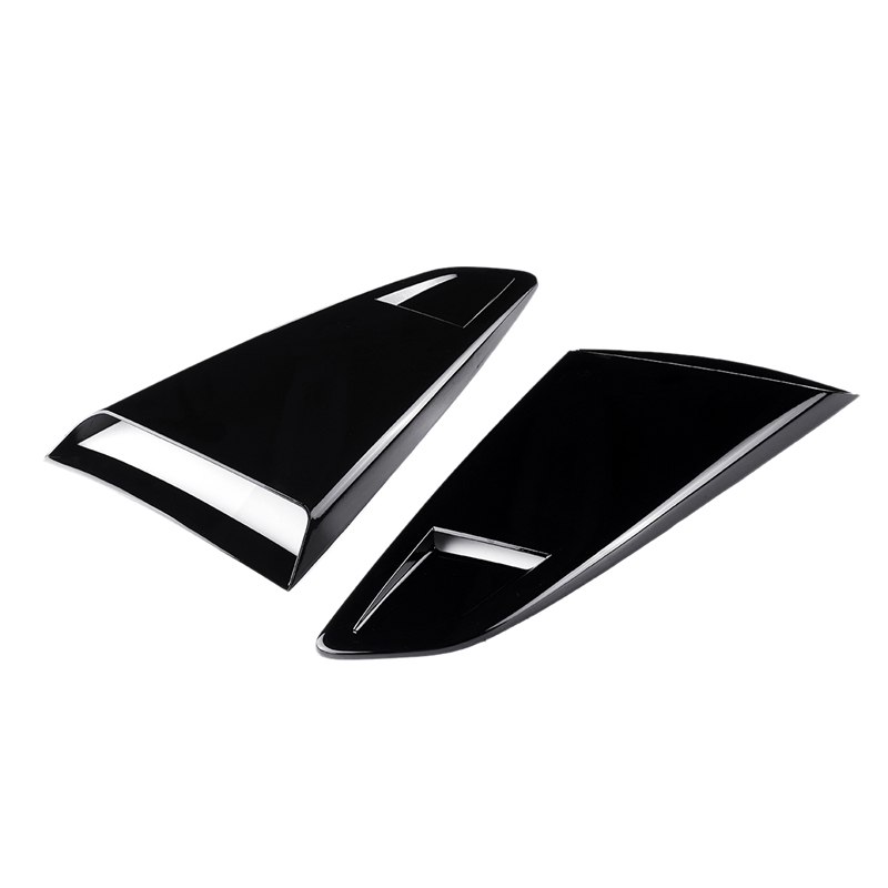 1Pair Car Side Window Quarter Rear Louver Scoops Side Vent Scoop Cover Trim for Ford Mustang 2 Door for Coupe Model