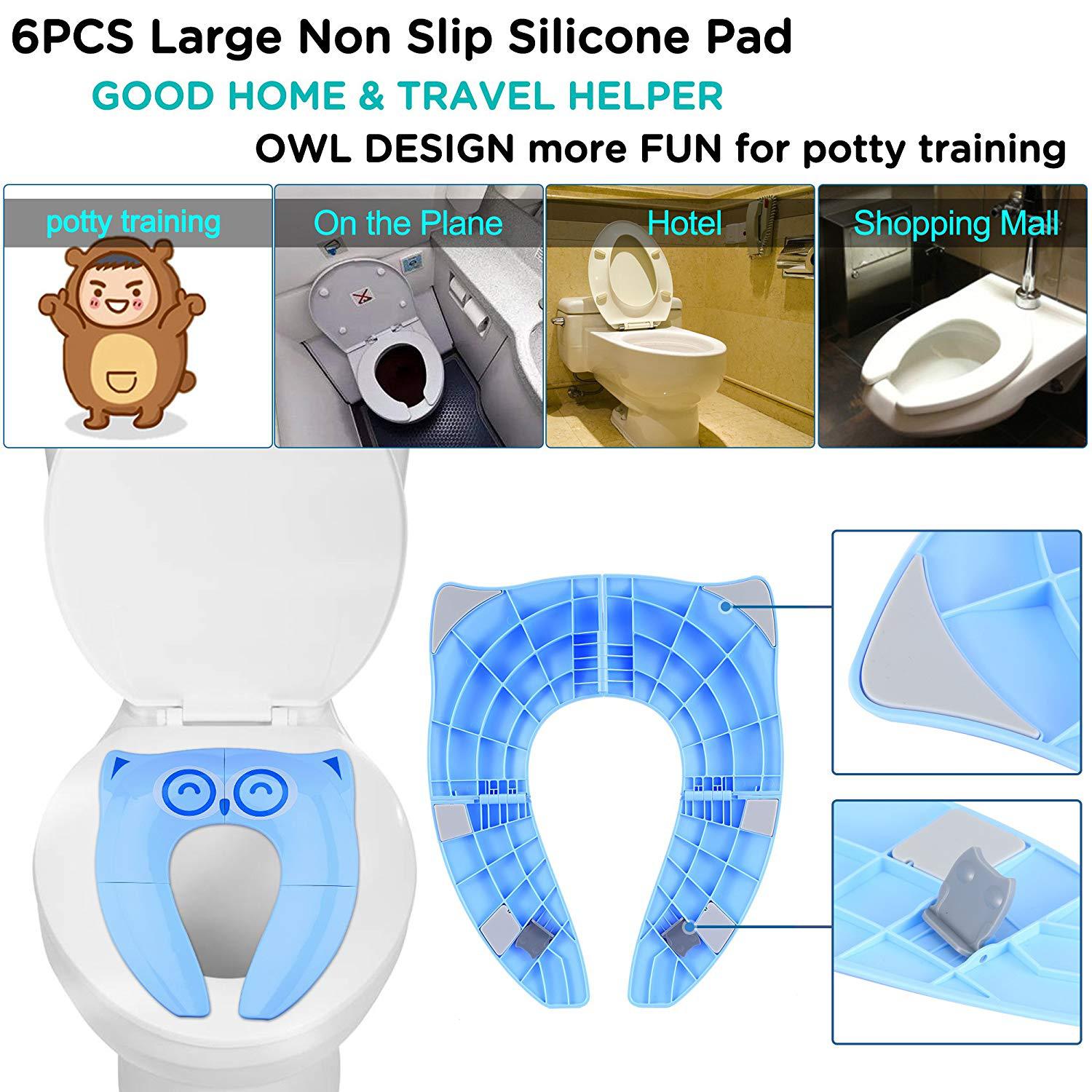 Składana deska klozetowa odporna na zachlapanie przenośna podróż hotelowa deska klozetowa poduszka pomocnicza nocnik nie fajny tyłek