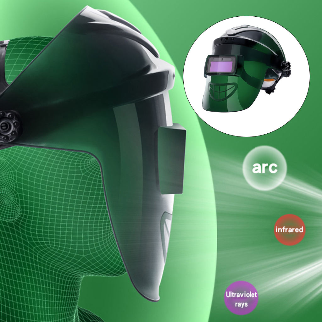 Escurecimento automático soldagem externa led óculos de luz gama 9-13