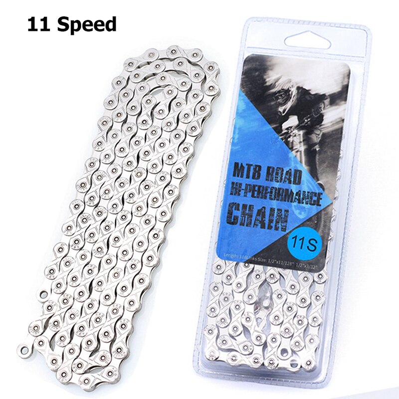 6 7 8 9 10 11 Speed Bicycle Chain 116 Links MTB Mountain Road Bike Stainless Steel Chains Plating Cycling Accessories BC0577: PURPLE