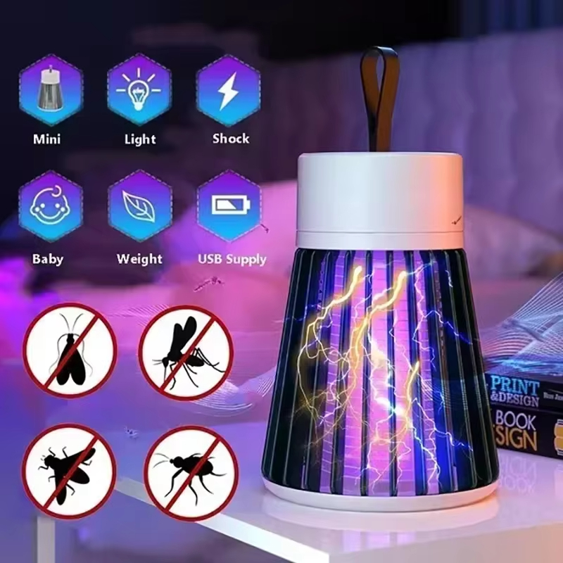 Muggen Killer Lamp Insectenval USB Charge Elektrische Draagbare Zapper Muggenspray Anti Muggenval Huishoudelijke