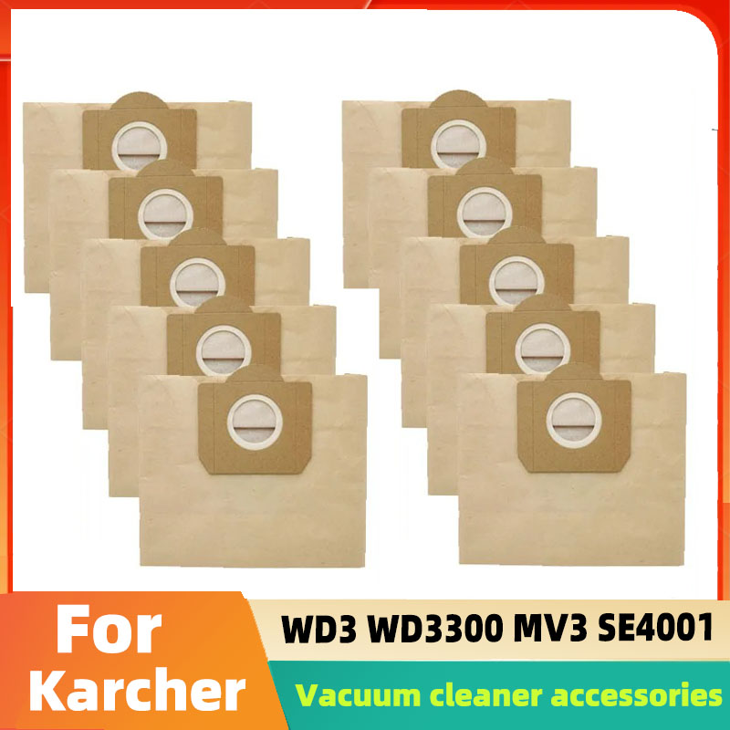 Stofzakken Voor Karcher Wd3 Wd3300 Mv3 Se4001 Se4002 6.959-130 A2200 A2500 A2600 A2900 Stofzuiger Vuilniszakken