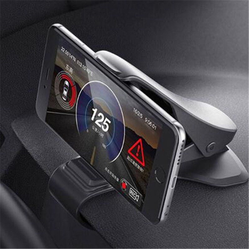 Universele Auto Telefoon Houder Gps Navigatie Dashboard Telefoon Houder Voor Mobiele Telefoon Clip Fold Houder Stand Beugel