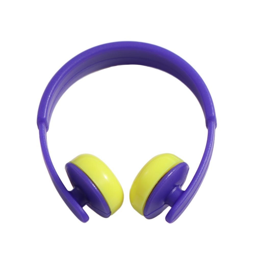 Dollhouse Props Miniature Headset Model Simulation Classic Toys Dollhouse Headphone Model 3.8cm Plastic Doll Headset Toy: Chocolate