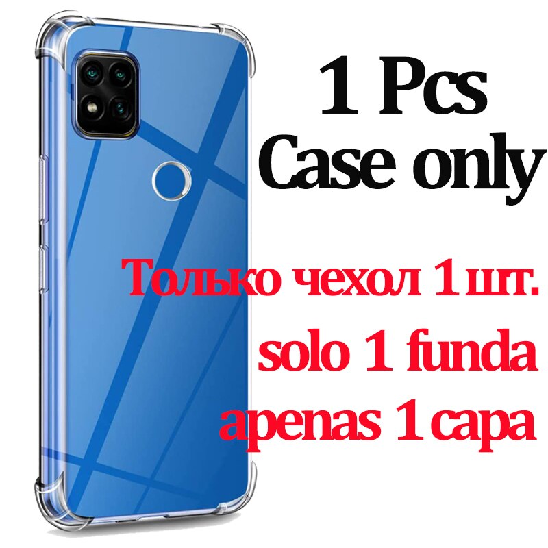 6.53 ''Redmi 9C NFC 9A etui na telefony silikonowe pełne pokrycie zderzak Xiaomi Redmi9C mobilna anty-zaszokować pokrywa wyczyść etui dla Redmi 9 C