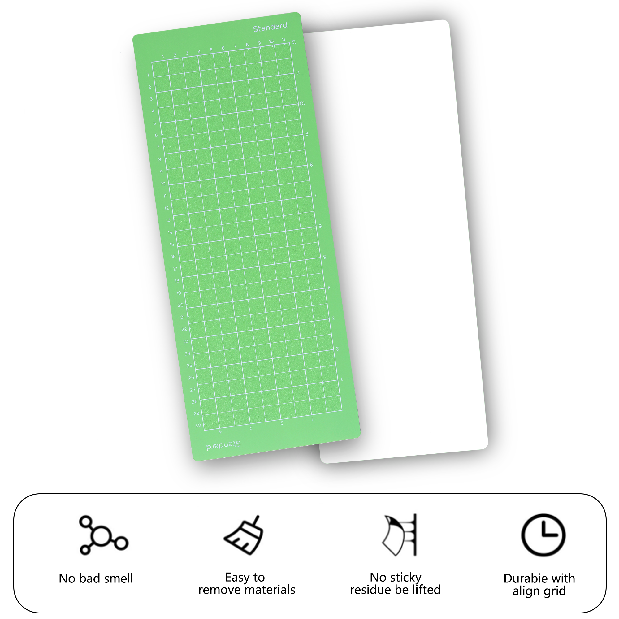 3Pcs Cutting Mat for Cricut Joy Machine,Cutting Mats (4.5X12in）