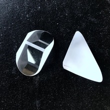 Prismas de cristal óptico N-BK7 de 44x21x22mm lente Triangular de prismas Paul