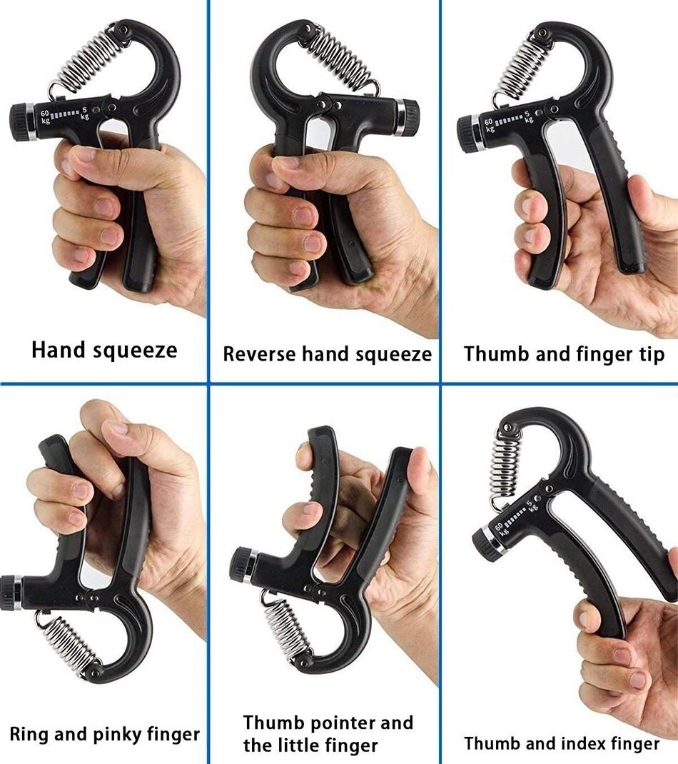 11-132lbs Adjustable Heavy Hand Gripper Home Gym Exercise Equipment Wrist Strength Expander Spring Finger Trainer Hand Expander