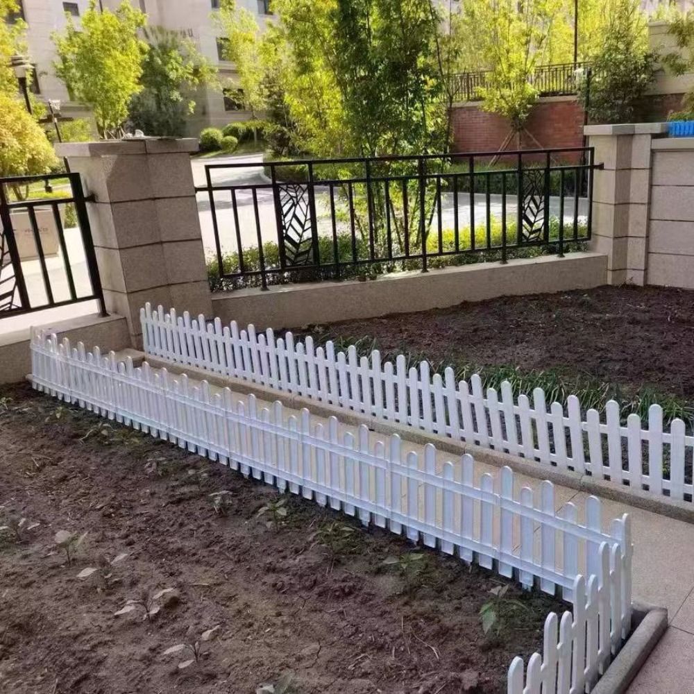 2 szt. Plastikowe barierki robić drzwi, ogrodzenie na dziedziniec, praktyczne, trwałe ogrodzenie ogrodowe, kreatywne, uniwersalne balustrady, bezpieczne kratownice ochronne.