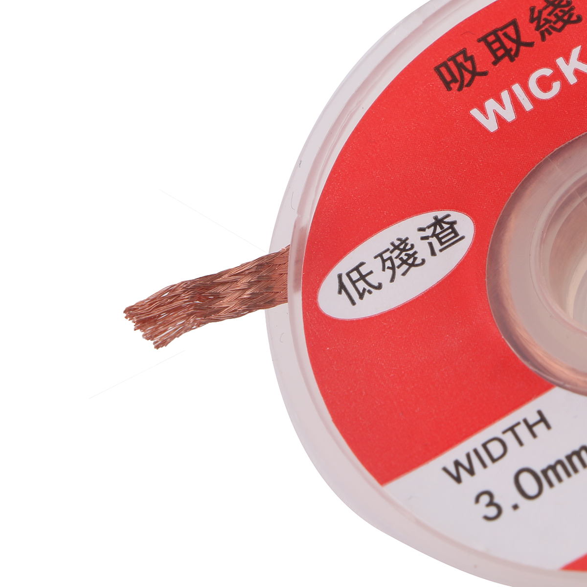 3mm 1.5M Desoldering Braid Soldering Wick Solder Wire Remover Cable Flux Spool