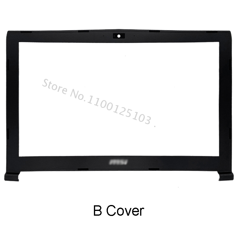 Laptop LCD Back Cover For MSI GP62 6QG GV62 GL62 6QF GP62MVR MS-16J9 GP62MVR GL62M Front Bezel Hinges Palmrest Bottom Case