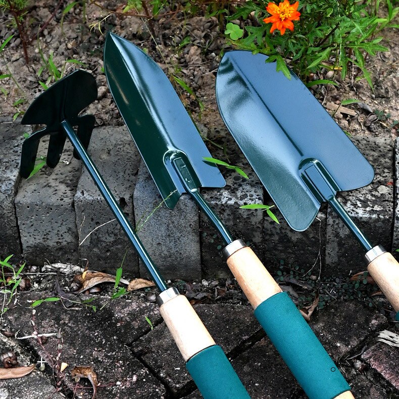 Garden Tool Soft Grip Hand Trowel Bonsai Shovel Rake,Cultivator,Weeder Tools Ergonomic Handle,Garden Lawn Farmland Transplant