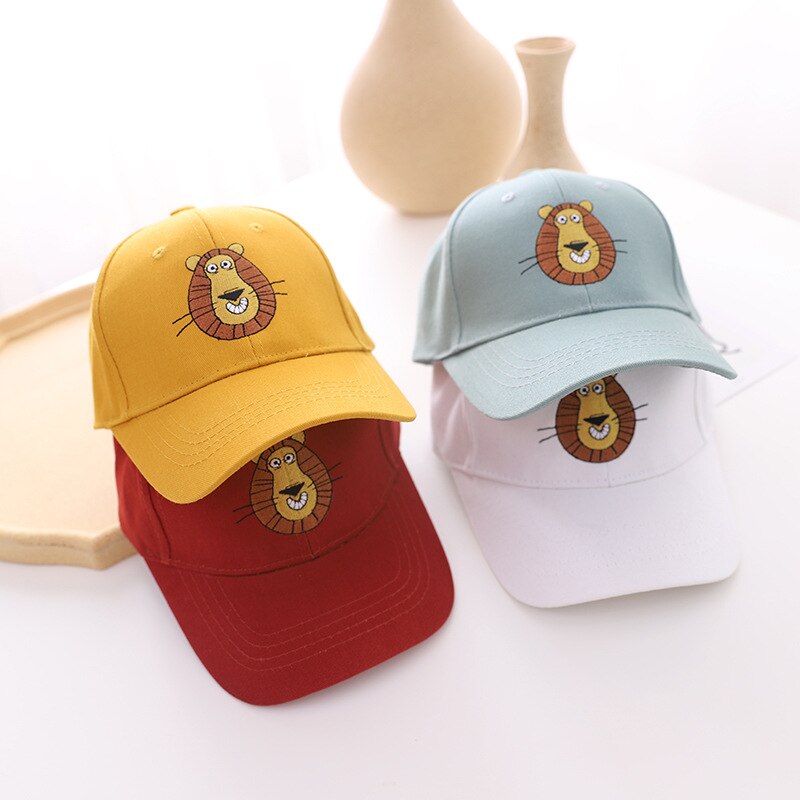 Doitbest – casquette de Baseball pour enfants, chapeau de printemps, style Hip Hop, avec lion brodé, pour garçons et filles, collection