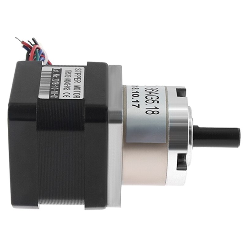 5:1 planetária caixa de velocidades motor deslizante nema 17 engrenagem motor deslizante 0.4a para diy cnc robô impressora 3d 17hs13-0404s-pg5