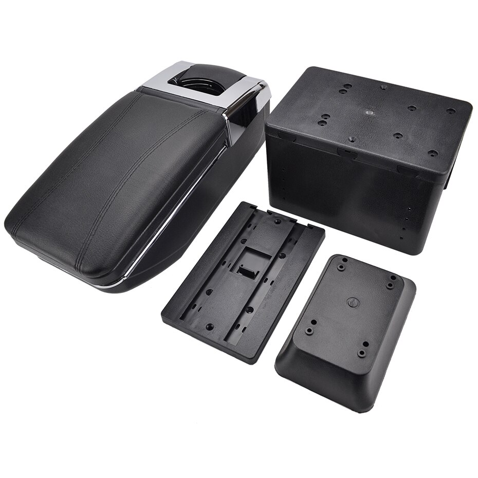 Universal Rotatable Top Car Center Centre Console Storage Box Armrest Arm Rest