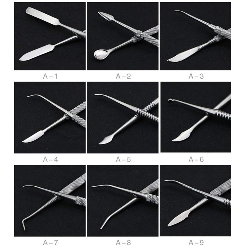 10pcs Stainless steel clay sculpture knife Sculpture tools for modeling ceramic crafts