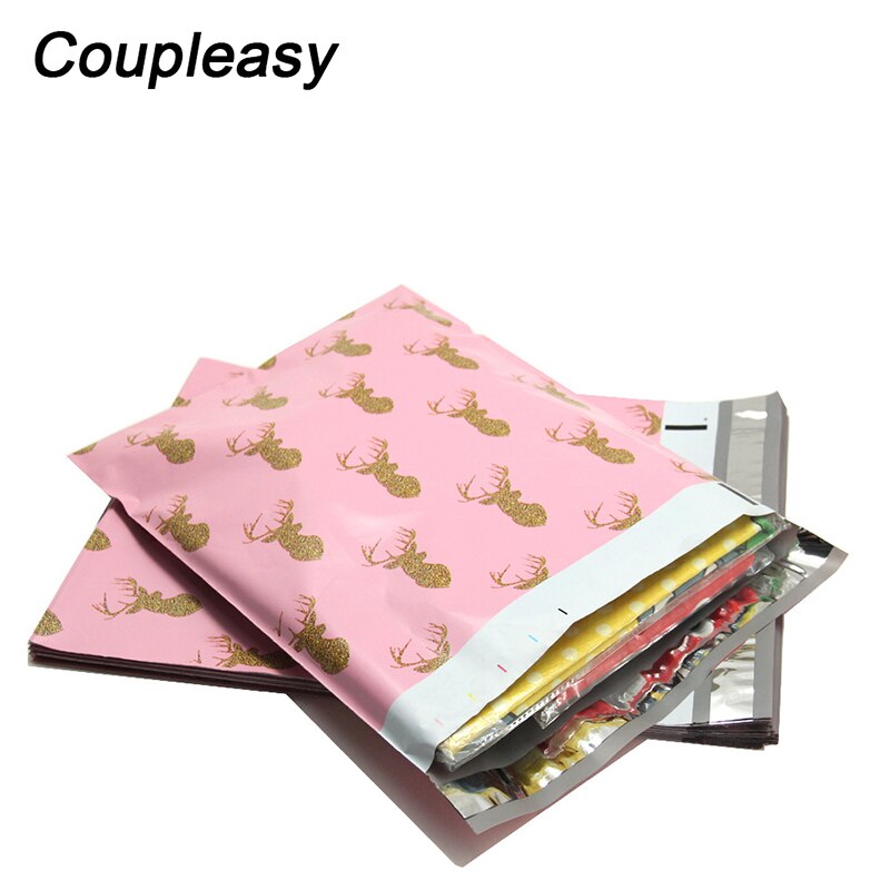 100Pcs Different Printing Bags Mailer Poly Mailer Plastic Bags Waterproof Post Bags Self Seal Mailing Envelope