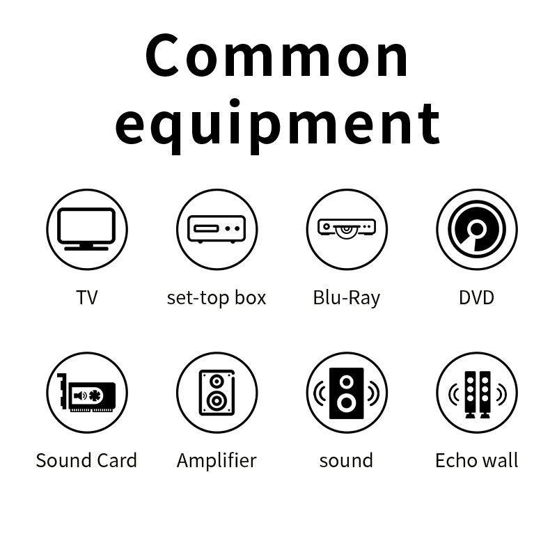 Unnlink Cyfrowy koncentryczny kabel audio Hifi 5.1 Przewód koncentryczny Dolby Atmos do soundbara Subwoofer DVD Wzmacniacze TV 1 do 3 metrów