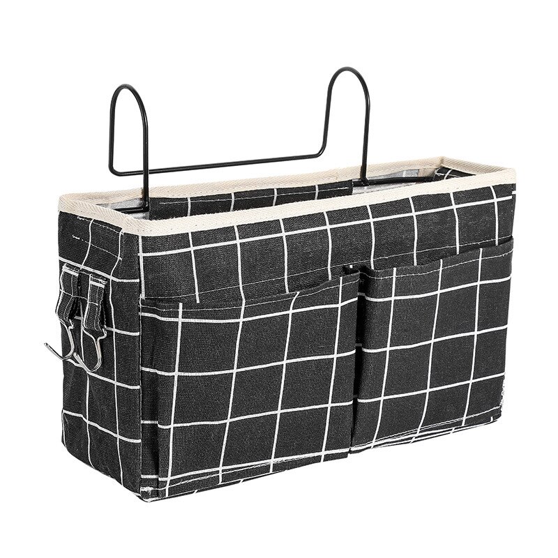 Chevet Suspendu Organisateur de Poche Sac De Rangement Organisateur de Garde-Robe Coton Chambre Salle De Bain Magazine Fourre-Tout De Stockage Organizador Pochette: 006