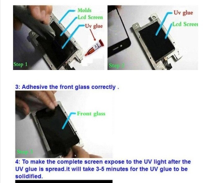Screen Repair Appliances UV Glue UV LOCA Liquid Optical Cell For Touch Adhesive Screen Clear For Repair Phone Cellphone T0V5