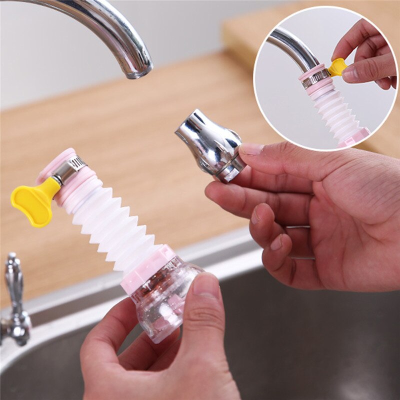 Faucet Filter Multifunctional Household Retractable Tap Water Filter Tool Kitchen Bathroom Faucet Accessories