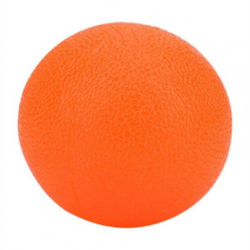 Silicone Ball Portable Lightweight Round Shape Hand Exercise Squeeze Balls for Office Fitness Balls: Orange