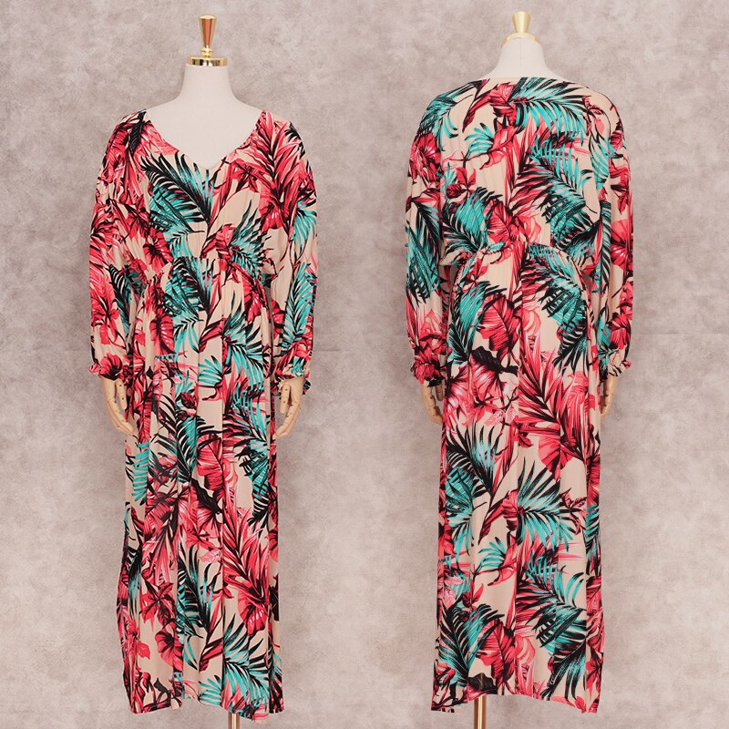 Cotton Beach Cover up Kaftans Sarong Bathing Suit Cover ups Beach Pareos Swimsuit Cover up Womens Swim Wear Beach Tunic Q1203