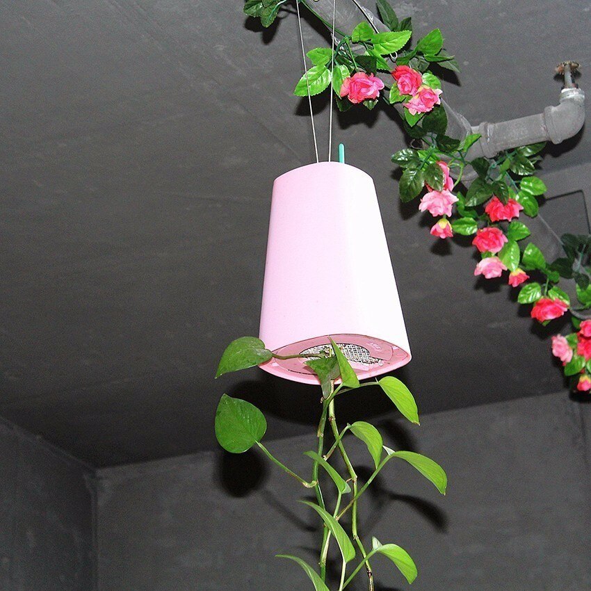 Plant Opknoping Omgekeerde Sky Bloempot Automatisch Sproeisysteem Opknoping Ondersteboven Plastic Familie Tuin Kleine Bloempot